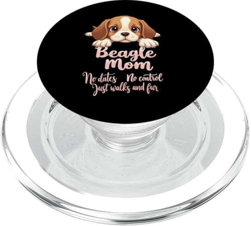 Lustiges Beagle-Mom-Hunde-Beagle-Mama-Zitat PopSockets PopGrip für MagSafe Lustiges Beagle-Mom-Hunde-Beagle-Mama-Zitat PopSockets PopGrip für MagSafe von Beagle Fun Designs