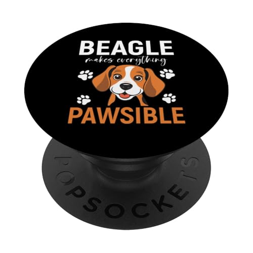 Beagle-Hund PopSockets Klebender PopGrip von Beagle Gifts for Men and Women