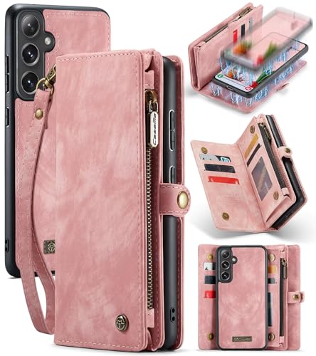 Beajew Handyhülle für Samsung Galaxy A16 5G, Caseme Retro Reißverschluss Hülle PU Leder Weiche Klapphülle Magnetverschluss Kartenfach Standfunktion Geldbörse, Rosa Beajew Handyhülle für Samsung Galaxy A16 5G, Caseme Retro Reißverschluss Hülle PU Leder Weiche Klapphülle Magnetverschluss Kartenfach Standfunktion Geldbörse, Rosa von Beajew