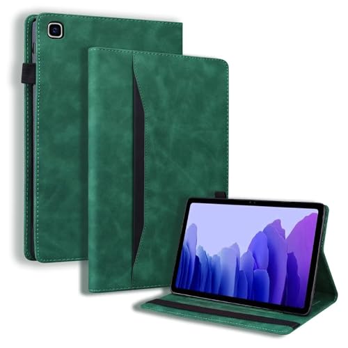 Beajew Hülle für Samsung Galaxy Tab A7 10.4 (2020), mit Stifthalter, Unterstützt Touch-ID,PU Leder Folio Case Stoßfest mit Tasche und Auto Wake/Sleep Funktion, Multi-Winkel Ständer-Grün von Beajew