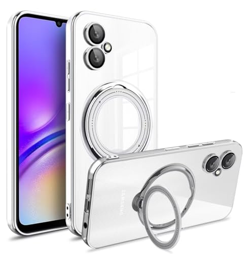 Beajew Kompatibel mit iPhone 12 Pro Hülle für MagSafe mit 360° Grad Ring, HandyHülle iPhone 12 Pro mit Ständer,kompatibel mit magnetisches drahtloses Auto-Ladegerät,Silbrig Beajew Kompatibel mit iPhone 12 Pro Hülle für MagSafe mit 360° Grad Ring, HandyHülle iPhone 12 Pro mit Ständer,kompatibel mit magnetisches drahtloses Auto-Ladegerät,Silbrig von Beajew