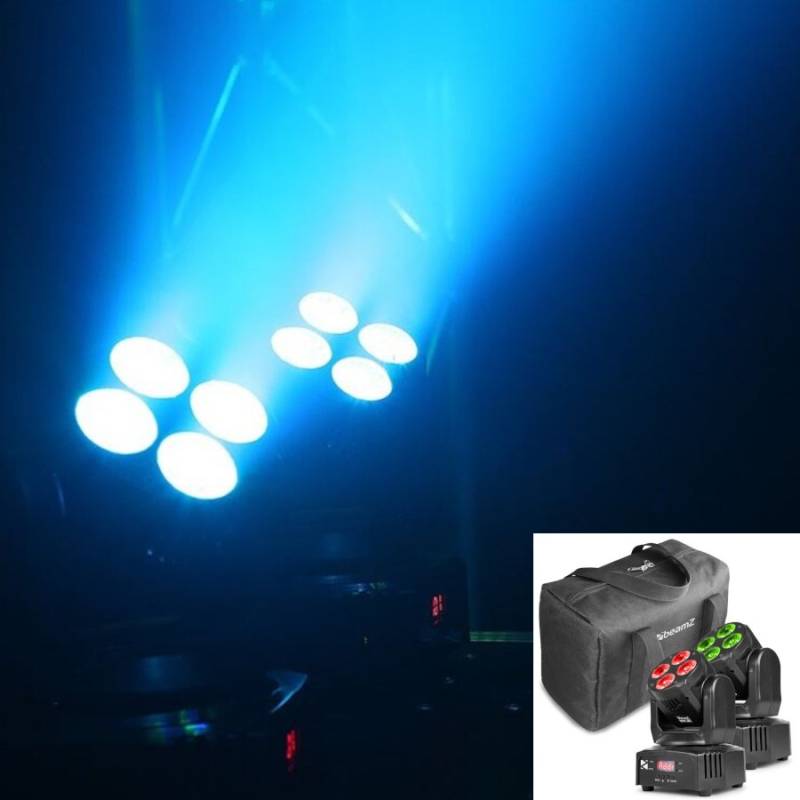 (B-Ware) BeamZ MHL36 moving head, set of 2, including bag von BeamZ
