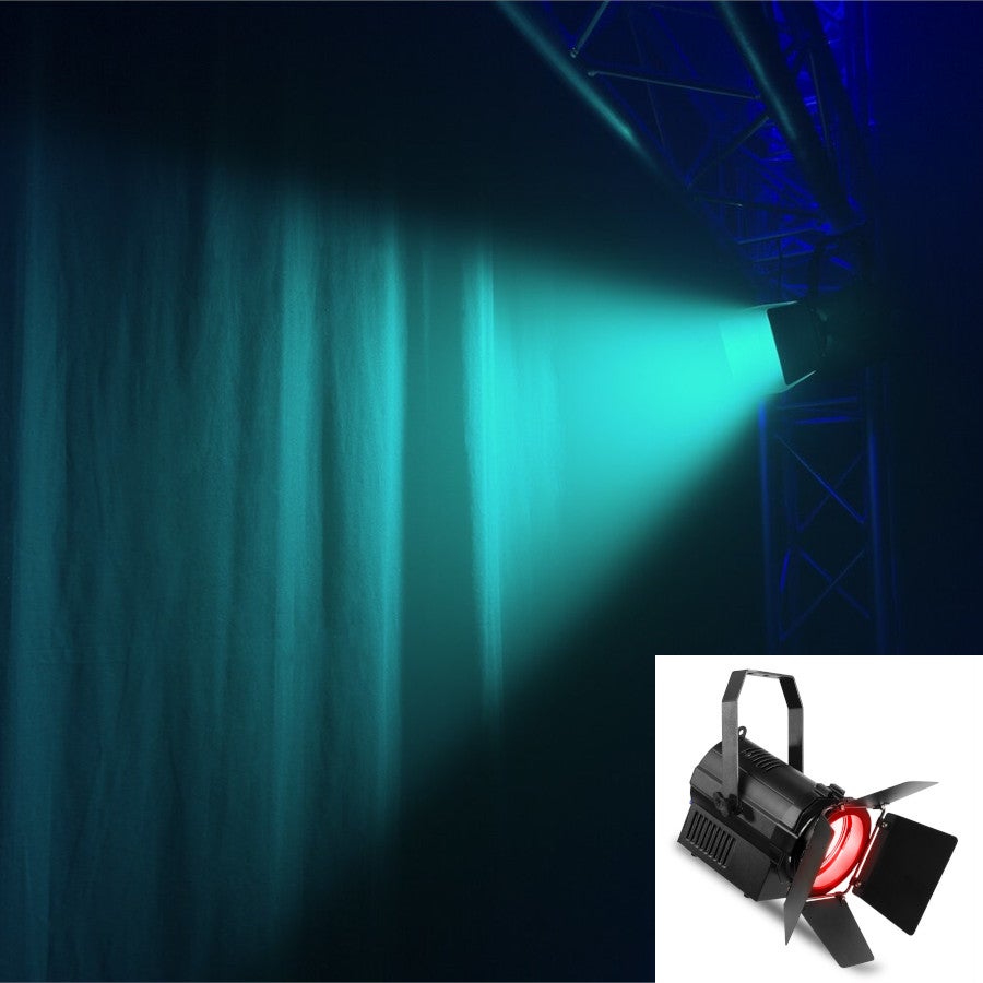 BeamZ BTF440Z Mini Fresnel Zoom 4x 40W RGBW COB LED Wash Effect von BeamZ