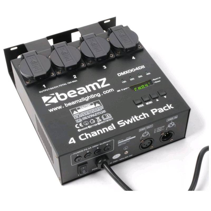 BeamZ DMX-004DII 4-Kanal Switchpack von BeamZ