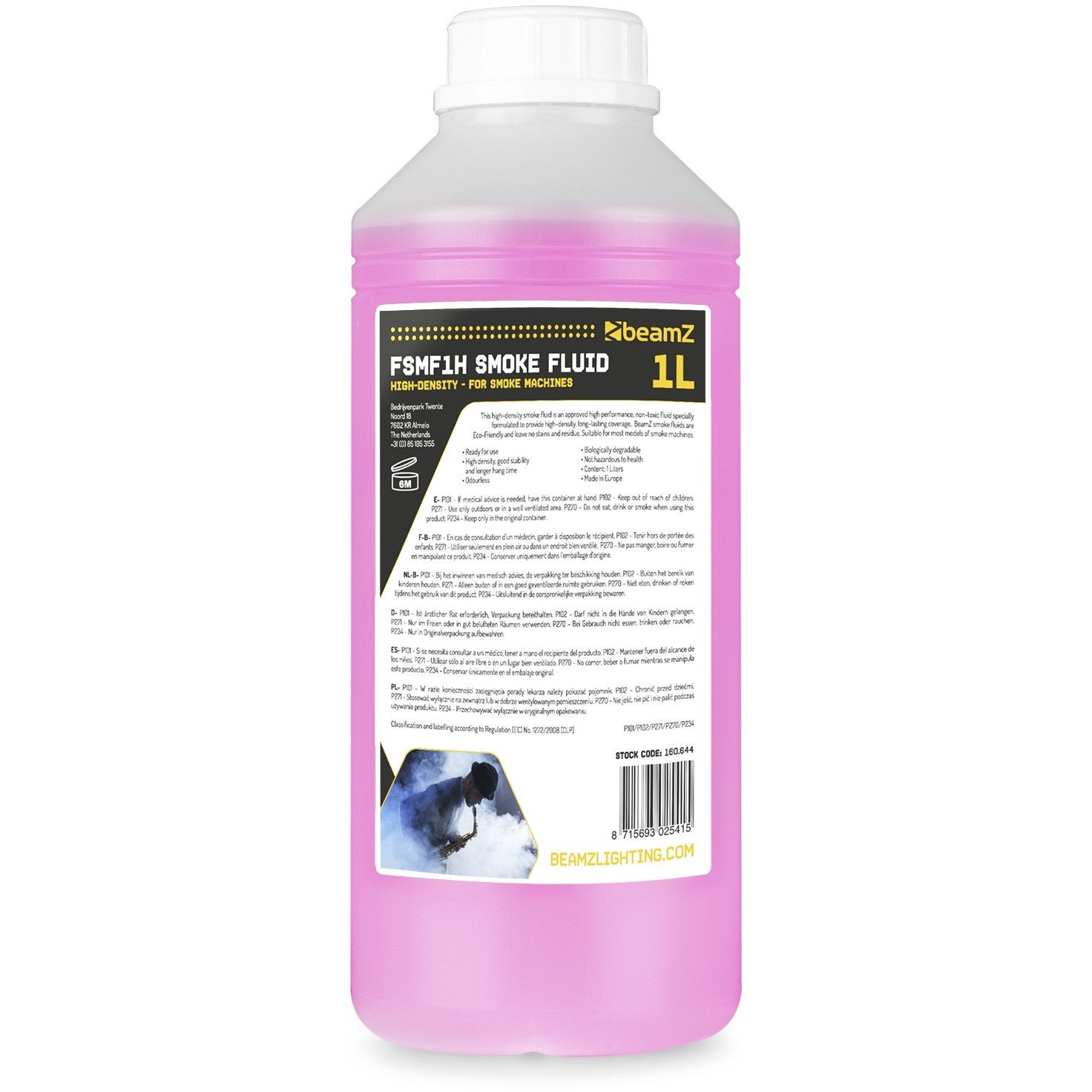 BeamZ FSMF1H Smoke Fluid High-Density, 1L von BeamZ