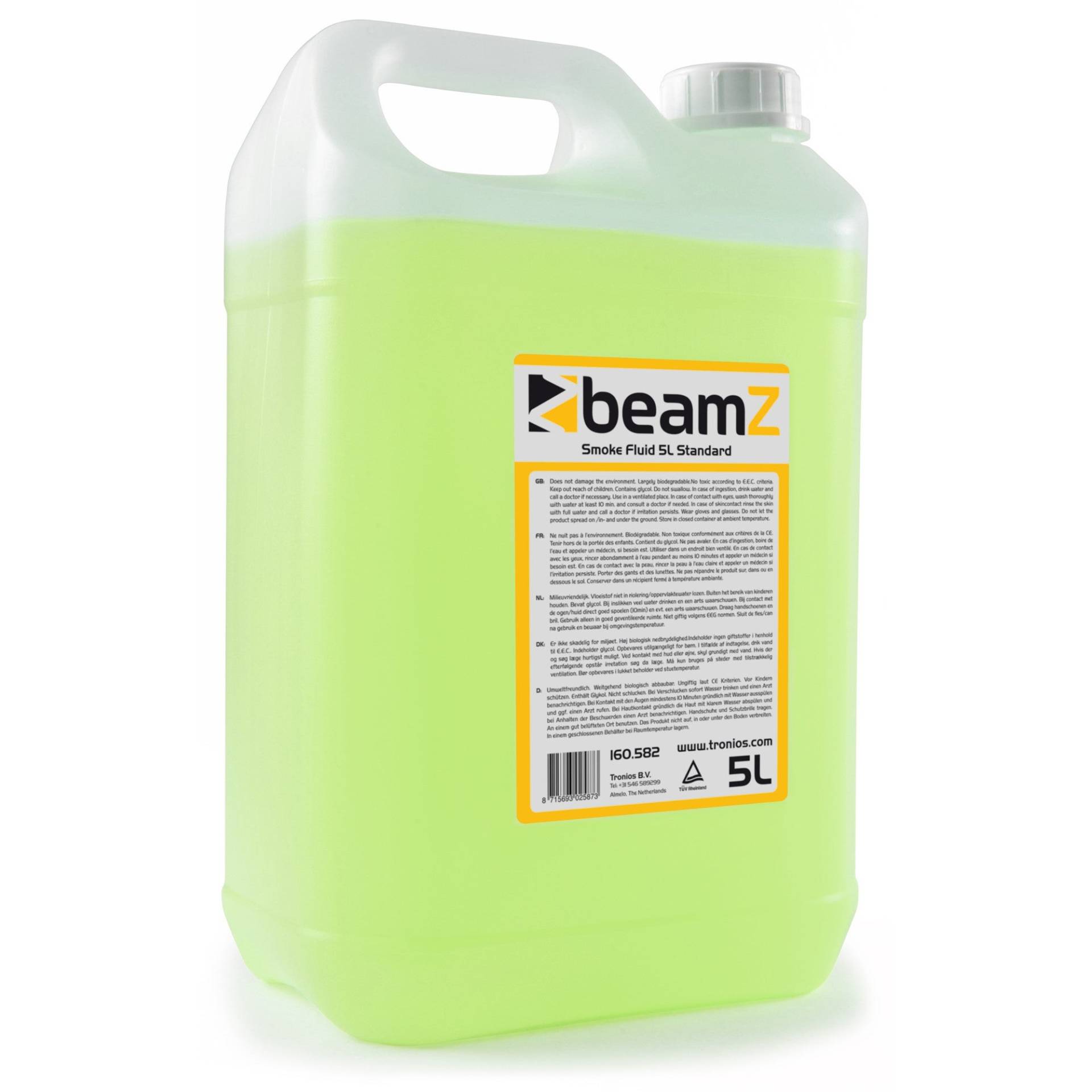 BeamZ FSMF5S Smokefluid Standard Smoke Fluid, 5L von BeamZ