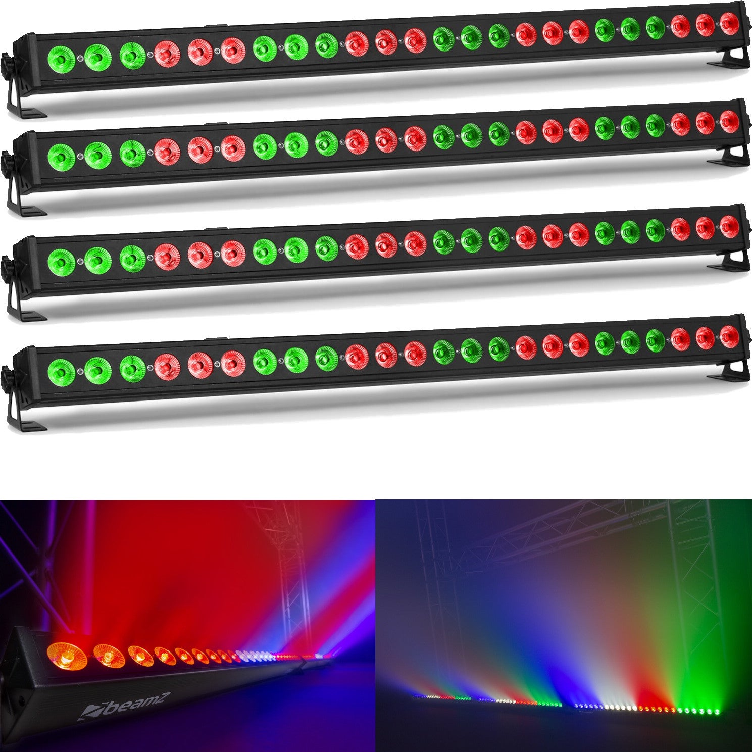 BeamZ LCB244 24x 4W LED Bar Set (4 Units) von BeamZ