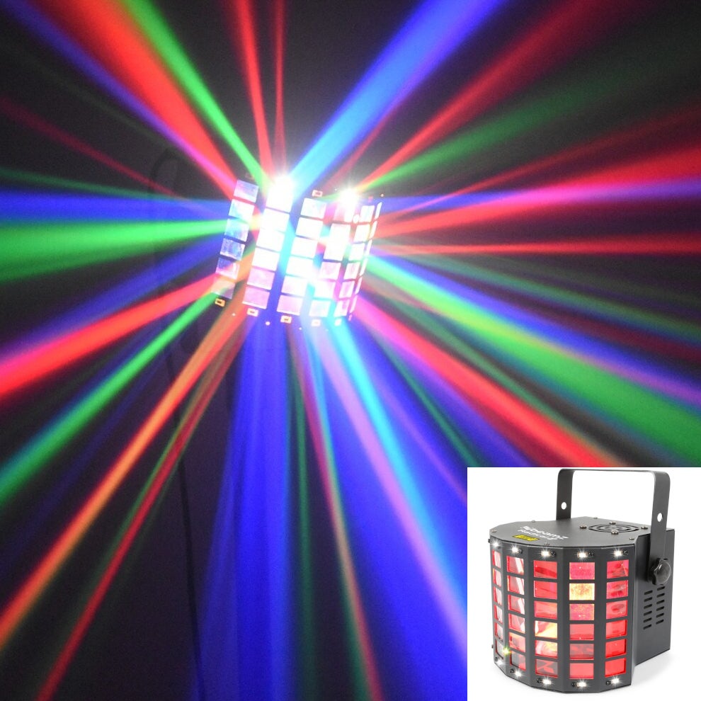 BeamZ RADICAL II LED Derby with Strobe and Laser Effects von BeamZ