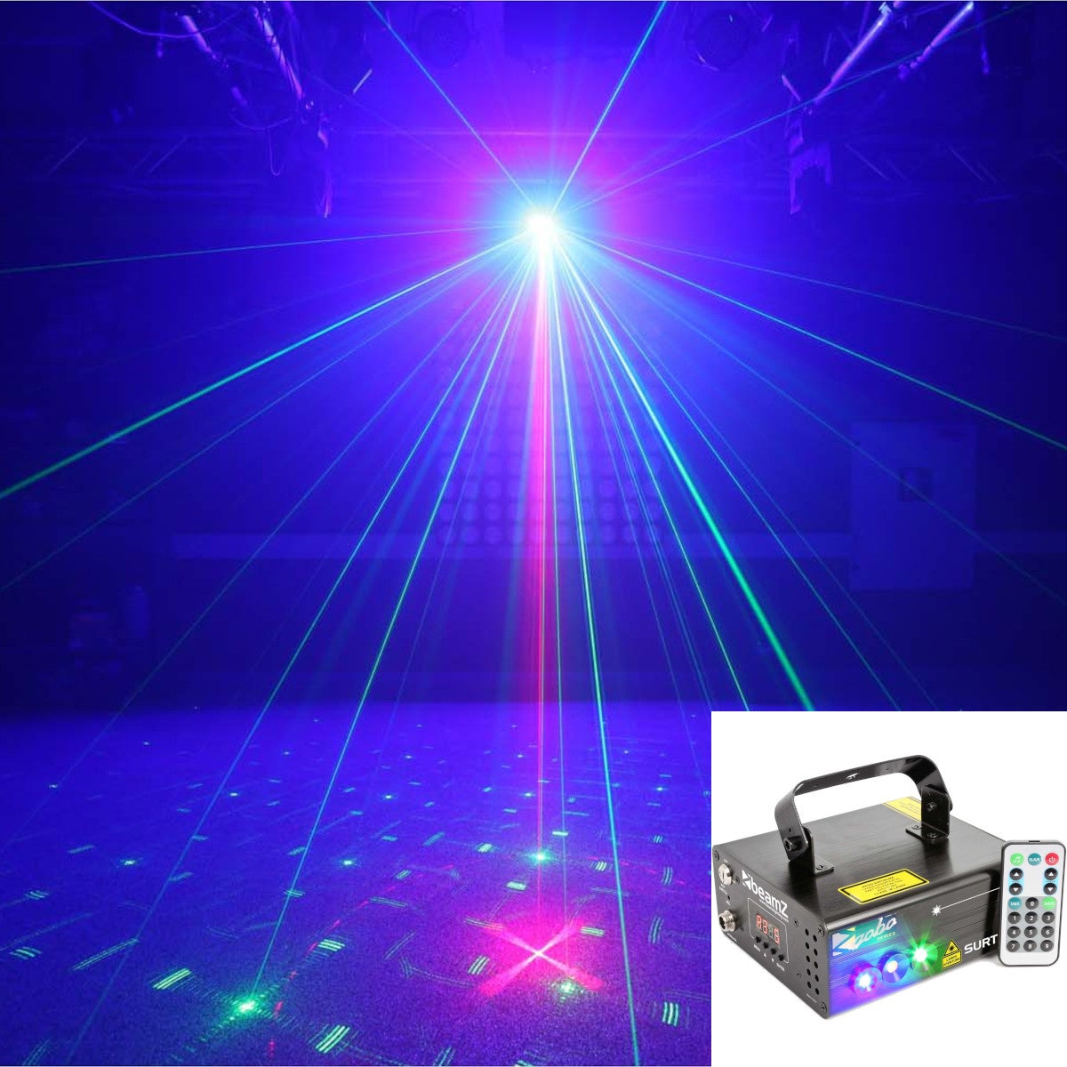 BeamZ SURTUR II GOBO Laser (3W Blue LED) von BeamZ