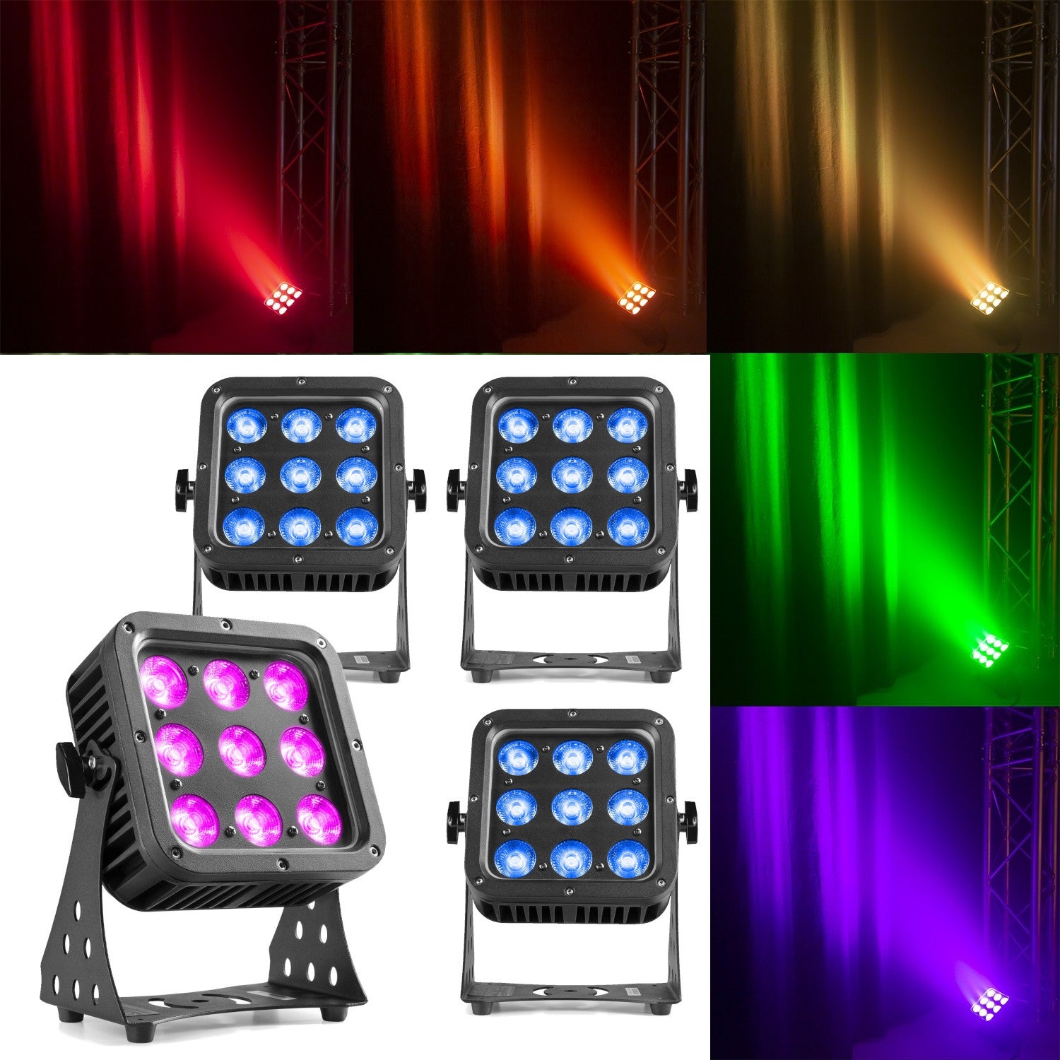 BeamZ StarColor72 LED Floodlight Kit (Set of 4) von BeamZ