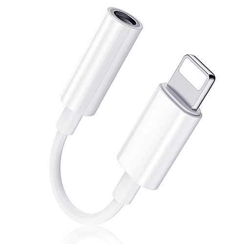 Lightning auf Klinke Adapter 【Apple MFi Zertifiziert】 iPhone Aux Adapter Kopfhörer Adapter 3.5mm Audio Kabel Lightning auf 3,5‑mm-Kopfhöreranschluss Adapter für iPhone 14/13/12/11 Pro/X/XS/XR/8/7 von Beamingnet