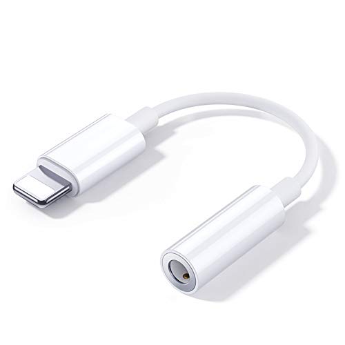 iPhone Kopfhörer Adapter 【Apple MFi Zertifiziert】 iPhone Aux Adapter Lightning auf 3.5mm Klinke Audio Kabel Adapter Konverter Dongle Kompatibel mit iPhone 14 Pro Max/13/12/11 Pro Max/X/XS Max/XR/8/7 von Beamingnet