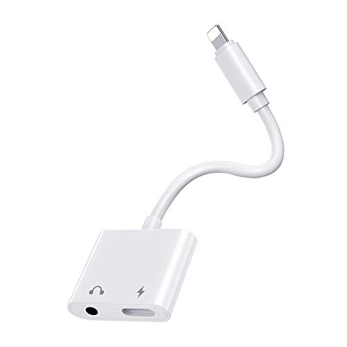 iPhone Kopfhörer Adapter und Laden 【Apple MFi Zertifiziert】 2 in 1 iPhone Aux Adapter Lightning auf 3.5mm Klinke Audio Kabel Adapter Konverter Dongle Kompatibel mit iPhone 14/13/12/11/X/XS Max/XR/8/7 von Beamingnet