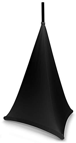 BeamZ - Lautsprecherständer Abdeckung – Lautsprecher Husse - Schwarz, 70 cm | 2-seitiger Stretch-Stoff für DJ- & Event-Stative | Professionelles Design, 4-Wege-Stretch BeamZ - Lautsprecherständer Abdeckung – Lautsprecher Husse - Schwarz, 70 cm | 2-seitiger Stretch-Stoff für DJ- & Event-Stative | Professionelles Design, 4-Wege-Stretch von Beamz