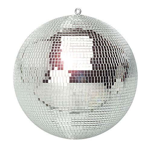 BeamZ MB30 Discokugel 30 cm, Spiegelkugel, Disco Ball, Party Gadgets, Spiegelball mit stabiler Metallöse, Partylichteffekt für Clubs, Bars und Discotheken von Beamz