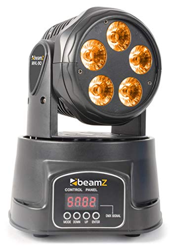 BeamZ MHL90 LED Movinghead Wash 5x 18 W mit RGBAW-UV LEDs BeamZ MHL90 LED Movinghead Wash 5x 18 W mit RGBAW-UV LEDs von Beamz