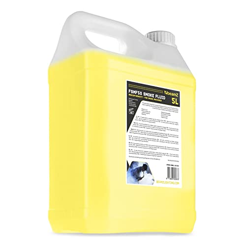 BeamZ Nebelfluid 5 Liter - Universelles wasserbasiertes und sicheres Standard-Nebelfluid von Beamz