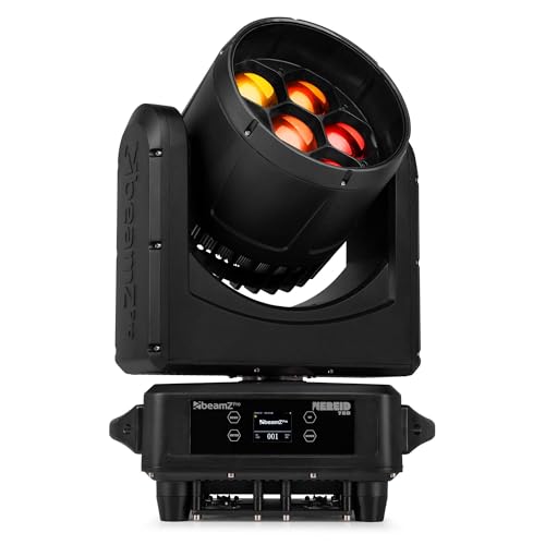 BeamZ Professional Nereid760 Bee Eye Moving Head IP65 – 7x 60W RGBW LED Zoom Wash & Beam Effekt, wetterfest für Outdoor Events & Festivals – DMX Steuerung, Pixel Control, Auto-Modi, RDM kompatibel BeamZ Professional Nereid760 Bee Eye Moving Head IP65 – 7x 60W RGBW LED Zoom Wash & Beam Effekt, wetterfest für Outdoor Events & Festivals – DMX Steuerung, Pixel Control, Auto-Modi, RDM kompatibel von Beamz