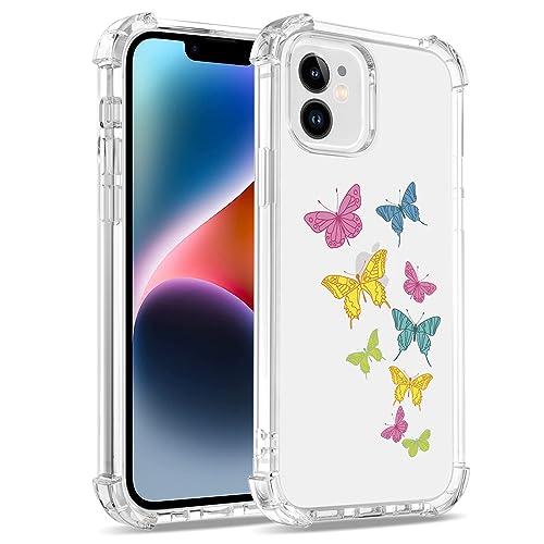 Bear Village Hülle für iPhone 11, Anti-Gelb Slim Silikon Schutzhülle, Stoßfest Kratzfest Transparent TPU Handyhülle für iPhone 11 (6.1 inch), Muster-30 von Bear Village