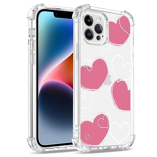 Bear Village Hülle für iPhone 12 Pro/iPhone 12, Anti-Gelb Stoßfest Durchsichtig Handyhülle, Dünne Weiche TPU Silikon Kratzfest Hülle für iPhone 12 Pro/iPhone 12 (6.1 inch), Muster-23 von Bear Village