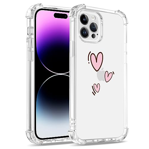 Bear Village Hülle für iPhone 14 Pro Max, Anti-Gelb Stoßfest Durchsichtig Handyhülle, Dünne Weiche TPU Silikon Kratzfest Hülle für iPhone 14 Pro Max (6.7 inch), Muster-25 von Bear Village