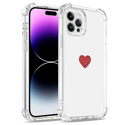 Bear Village Hülle für iPhone 14 Pro Max, Anti-Gelb Stoßfest Durchsichtig Handyhülle, Dünne Weiche TPU Silikon Kratzfest Hülle für iPhone 14 Pro Max (6.7 inch), Muster-26 von Bear Village