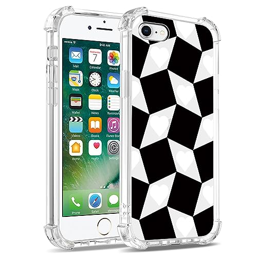 Bear Village Hülle für iPhone 6 / iPhone 6s, Handyhülle aus Weichem TPU Silikon, Anti-Gelb Stoßfest Transparent Schutzhülle für iPhone 6 / iPhone 6S(4.7 inch), Muster-36 von Bear Village