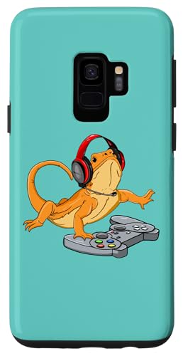 Hülle für Galaxy S9 Bearded Dragon Lizard Gamer Video Game Gecko Gift von Bearded Dragon Design DearPrint