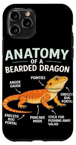 Anatomie eines Pogona-Reptilien-Herpetologie-Bartdrachen Hülle für iPhone 11 Pro Anatomie eines Pogona-Reptilien-Herpetologie-Bartdrachen Hülle für iPhone 11 Pro von Bearded Dragon Pet Reptile Care
