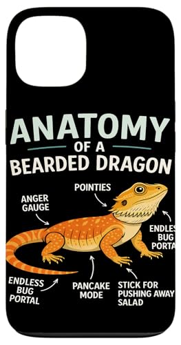 Anatomie eines Pogona-Reptilien-Herpetologie-Bartdrachen Hülle für iPhone 13 Anatomie eines Pogona-Reptilien-Herpetologie-Bartdrachen Hülle für iPhone 13 von Bearded Dragon Pet Reptile Care