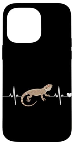 Heartbeat EKG Pogona Reptil Herpetologie Bartagame Hülle für iPhone 14 Pro Max Heartbeat EKG Pogona Reptil Herpetologie Bartagame Hülle für iPhone 14 Pro Max von Bearded Dragon Pet Reptile Care