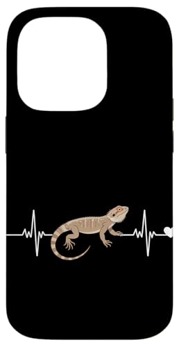Heartbeat EKG Pogona Reptil Herpetologie Bartagame Hülle für iPhone 14 Pro Heartbeat EKG Pogona Reptil Herpetologie Bartagame Hülle für iPhone 14 Pro von Bearded Dragon Pet Reptile Care