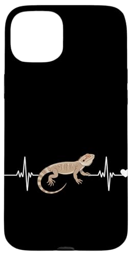 Heartbeat EKG Pogona Reptil Herpetologie Bartagame Hülle für iPhone 15 Plus Heartbeat EKG Pogona Reptil Herpetologie Bartagame Hülle für iPhone 15 Plus von Bearded Dragon Pet Reptile Care