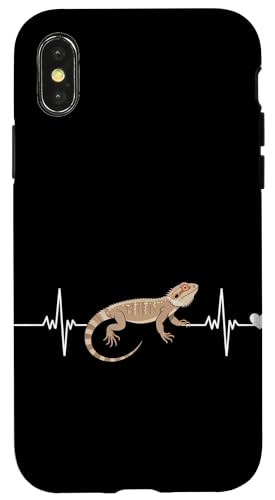 Heartbeat EKG Pogona Reptil Herpetologie Bartagame Hülle für iPhone X/XS Heartbeat EKG Pogona Reptil Herpetologie Bartagame Hülle für iPhone X/XS von Bearded Dragon Pet Reptile Care
