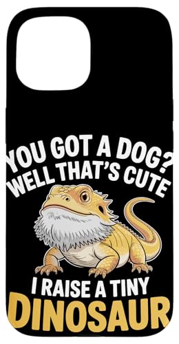 I Raised Tiny Dinosaurier Pogona Reptil Bartdrache Hülle für iPhone 15 I Raised Tiny Dinosaurier Pogona Reptil Bartdrache Hülle für iPhone 15 von Bearded Dragon Pet Reptile Care