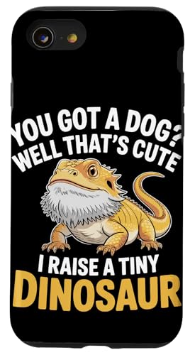 I Raised Tiny Dinosaurier Pogona Reptil Bartdrache Hülle für iPhone SE (2020) / 7 / 8 von Bearded Dragon Pet Reptile Care