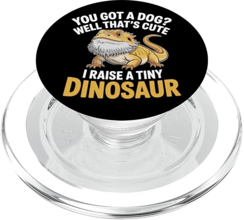 I Raised Tiny Dinosaurier Pogona Reptil Bartdrache PopSockets PopGrip für MagSafe I Raised Tiny Dinosaurier Pogona Reptil Bartdrache PopSockets PopGrip für MagSafe von Bearded Dragon Pet Reptile Care