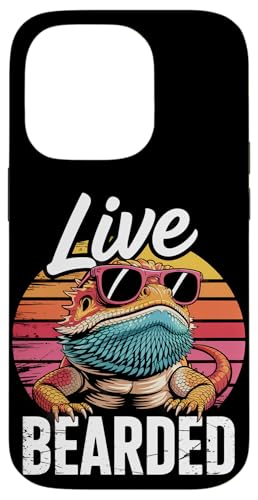 Live Bearded Pogona Reptil mit Sonnenbrille Bartdrache Hülle für iPhone 14 Pro Live Bearded Pogona Reptil mit Sonnenbrille Bartdrache Hülle für iPhone 14 Pro von Bearded Dragon Pet Reptile Care