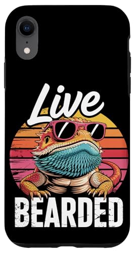 Live Bearded Pogona Reptil mit Sonnenbrille Bartdrache Hülle für iPhone XR Live Bearded Pogona Reptil mit Sonnenbrille Bartdrache Hülle für iPhone XR von Bearded Dragon Pet Reptile Care