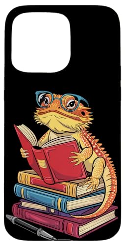 Pogona Lesebücher Reptilien Bücherwurm Bartdrache Hülle für iPhone 15 Pro Max Pogona Lesebücher Reptilien Bücherwurm Bartdrache Hülle für iPhone 15 Pro Max von Bearded Dragon Pet Reptile Care