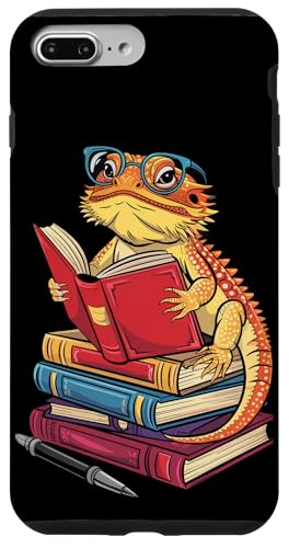Pogona Lesebücher Reptilien Bücherwurm Bartdrache Hülle für iPhone 7 Plus/8 Plus Pogona Lesebücher Reptilien Bücherwurm Bartdrache Hülle für iPhone 7 Plus/8 Plus von Bearded Dragon Pet Reptile Care