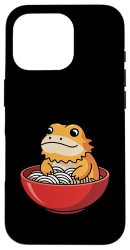 Ramen Nudeln Pogona Reptil Herpetologie Bartagamente Hülle für iPhone 16 Pro Ramen Nudeln Pogona Reptil Herpetologie Bartagamente Hülle für iPhone 16 Pro von Bearded Dragon Pet Reptile Care