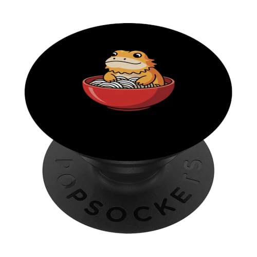 Ramen Nudeln Pogona Reptil Herpetologie Bartagamente PopSockets Klebender PopGrip Ramen Nudeln Pogona Reptil Herpetologie Bartagamente PopSockets Klebender PopGrip von Bearded Dragon Pet Reptile Care