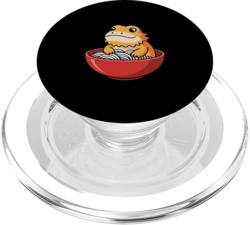 Ramen Nudeln Pogona Reptil Herpetologie Bartagamente PopSockets PopGrip für MagSafe Ramen Nudeln Pogona Reptil Herpetologie Bartagamente PopSockets PopGrip für MagSafe von Bearded Dragon Pet Reptile Care