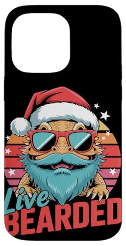 Retro Weihnachten Bearded Pogona Sonnenbrille Bartdrache Hülle für iPhone 14 Pro Max Retro Weihnachten Bearded Pogona Sonnenbrille Bartdrache Hülle für iPhone 14 Pro Max von Bearded Dragon Pet Reptile Care