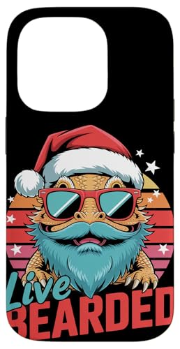 Retro Weihnachten Bearded Pogona Sonnenbrille Bartdrache Hülle für iPhone 14 Pro Retro Weihnachten Bearded Pogona Sonnenbrille Bartdrache Hülle für iPhone 14 Pro von Bearded Dragon Pet Reptile Care