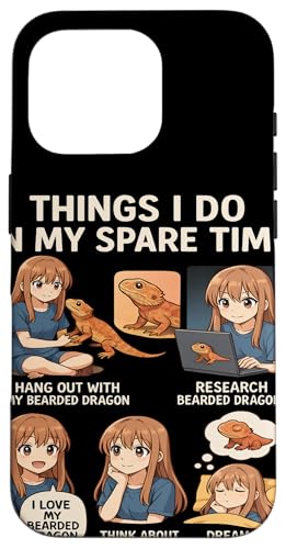 Things I Do In My Spare Time Pogona Reptile Bartdrache Hülle für iPhone 16 Pro Things I Do In My Spare Time Pogona Reptile Bartdrache Hülle für iPhone 16 Pro von Bearded Dragon Pet Reptile Care