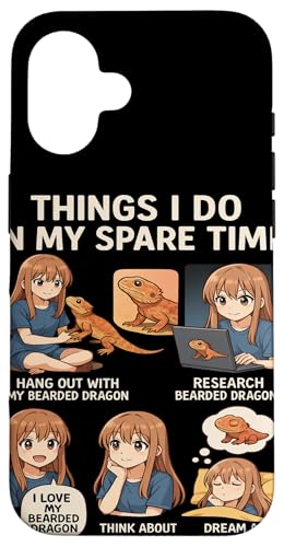 Things I Do In My Spare Time Pogona Reptile Bartdrache Hülle für iPhone 16 Things I Do In My Spare Time Pogona Reptile Bartdrache Hülle für iPhone 16 von Bearded Dragon Pet Reptile Care