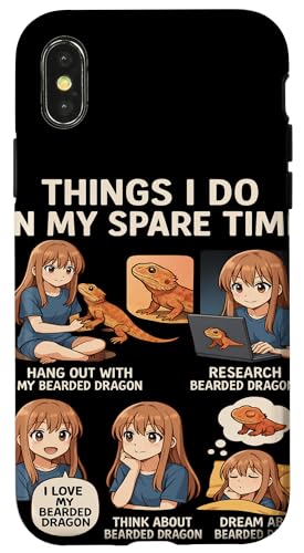 Things I Do In My Spare Time Pogona Reptile Bartdrache Hülle für iPhone X/XS Things I Do In My Spare Time Pogona Reptile Bartdrache Hülle für iPhone X/XS von Bearded Dragon Pet Reptile Care