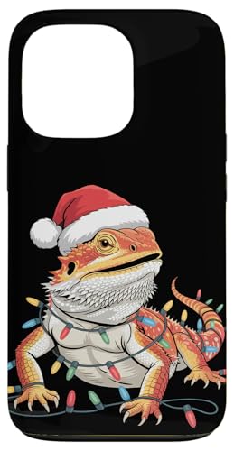 Weihnachtsbeleuchtung Reptil Pogona Herpetologie Bartdrache Hülle für iPhone 13 Pro Weihnachtsbeleuchtung Reptil Pogona Herpetologie Bartdrache Hülle für iPhone 13 Pro von Bearded Dragon Pet Reptile Care